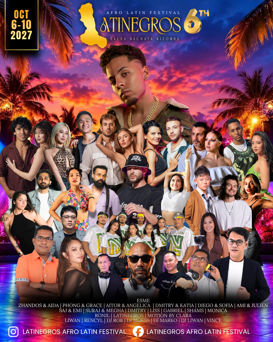 6TH LATINEGROS AFRO LATIN FIESTA 2027